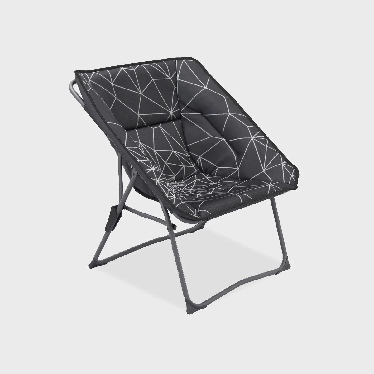 Portal Outdoor House Bilboa Luxury Folding Moon Style Chair Grey PT-CH-BILBAO-NIGHT 2 Portal Outdoor House Bilboa Luxury Folding Moon Style Chair Grey PT-CH-BILBAO-NIGHT - Image 2