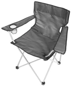 Summit Folding Camping Chair Ashby Slate Grey 633108