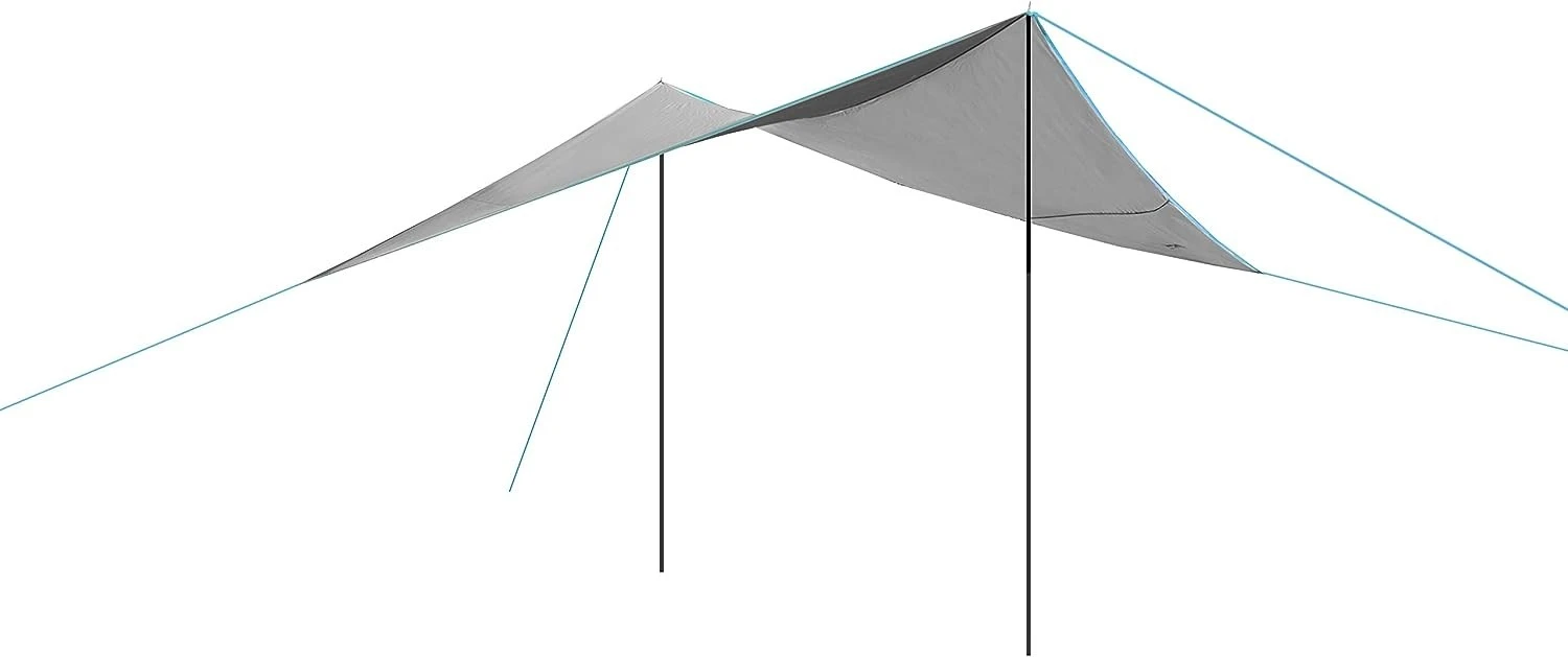Portal Outdoor Blue/Silver Mesa Tarp Awning 3.5mx3.5m PT-TN-MESA-BL 2 Portal Outdoor Blue/Silver Mesa Tarp Awning 3.5mx3.5m PT-TN-MESA-BL - Image 2