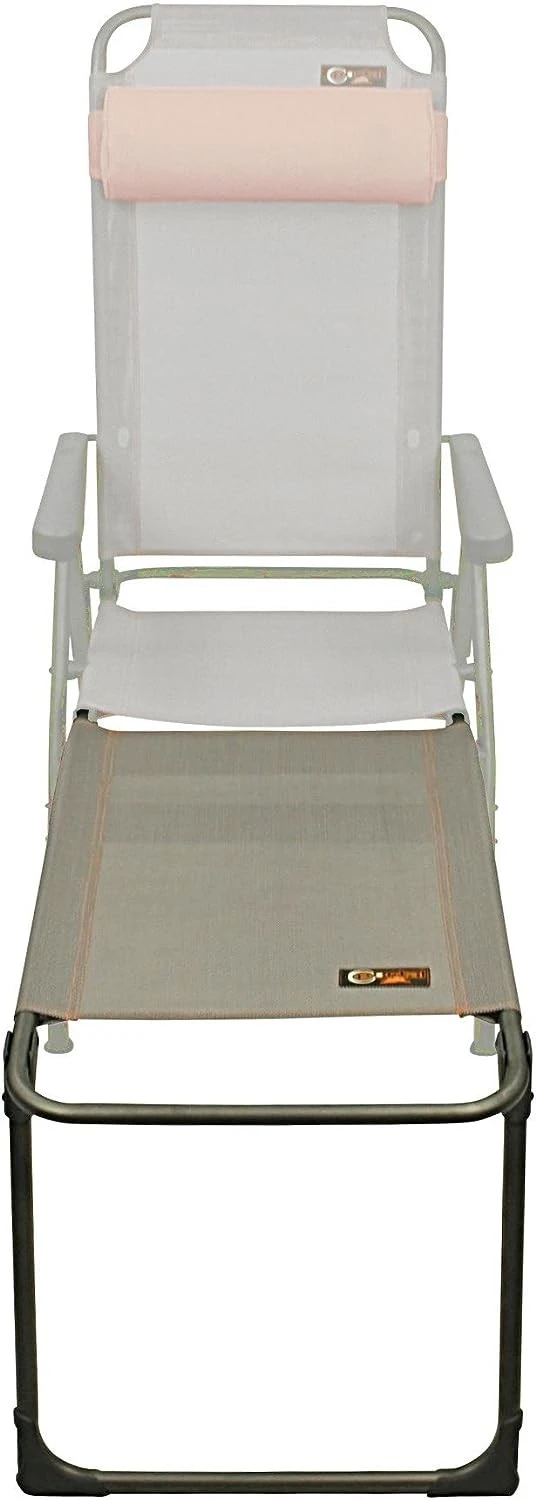 Portal Outdoor Ken Reclining Chair Grey With A Green Headrest And Stitching Complete With Anna Footrest 4 Portal Outdoor Ken Reclining Chair Grey With A Green Headrest And Stitching Complete With Anna Footrest - Image 4