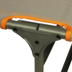 Portal Outdoor Lounger Sun Or Camping Bed Green With Orange Headrest And Stitching PT-CH-AVA -Hiking N Travel Sales 914agjn157l. ac sl1500