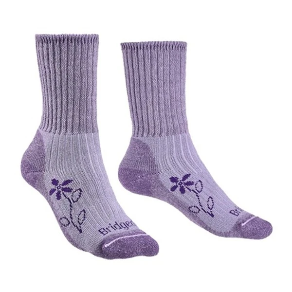 Bridgedale Womens Hike Midweight Comfort Sock Violet 1 Bridgedale Womens Hike Midweight Comfort Sock Violet