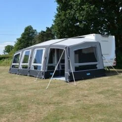 Dometic Grande AIR All-Season Extension Right Hand 9120001142 2022 -Hiking N Travel Sales kampagrandeallseasonextensionsboth compressor 1