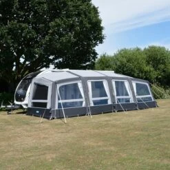 Dometic Grande AIR All-Season Extension Left Hand 9120001141 2022 -Hiking N Travel Sales kampagrandeallseasonextensionsbothleftside compressor 1 2