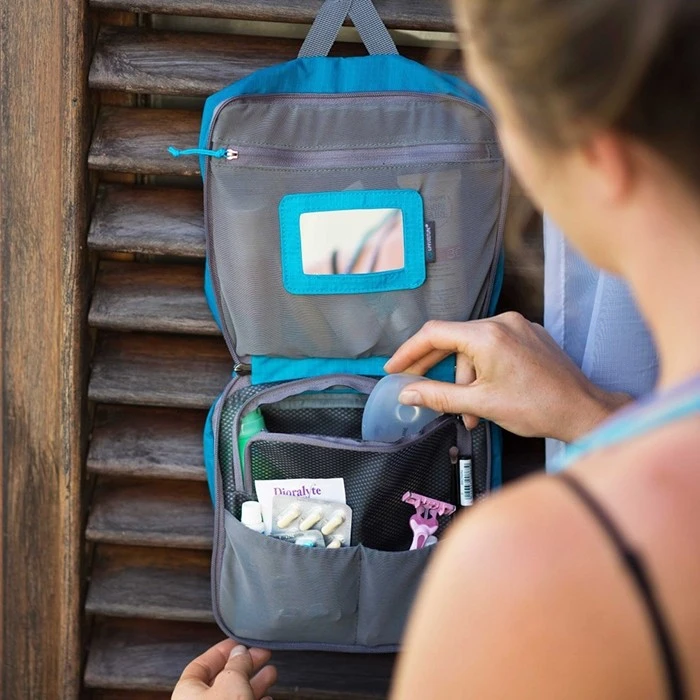 Lifeventure Travel Large Wash Bag 64045 Grey 2 Lifeventure Travel Large Wash Bag 64045 Grey - Image 2