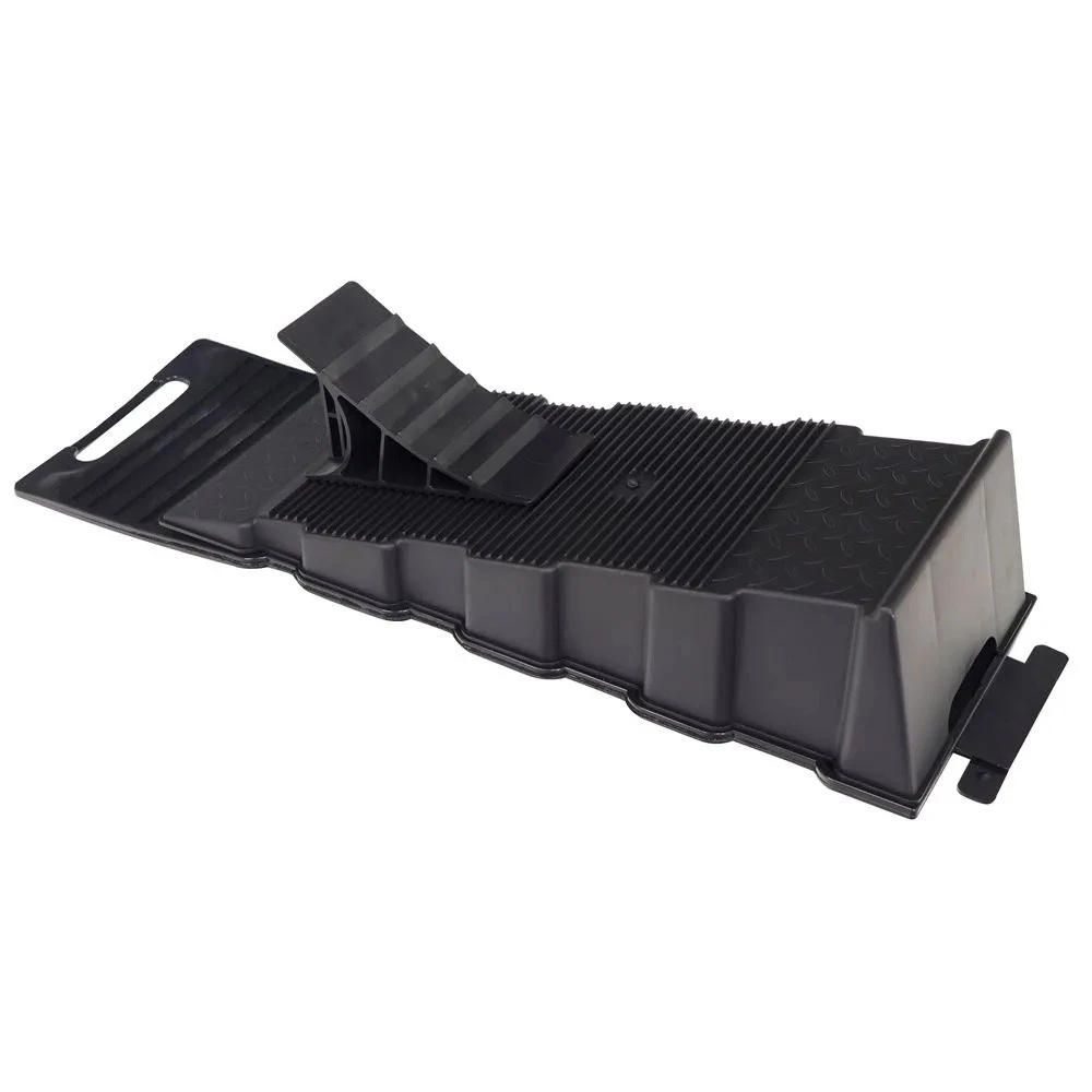 Leisurewize 3 IN 1 Caravan Ramp With Wheel Chock & Removeable Mud Guard LW640 1 Leisurewize 3 IN 1 Caravan Ramp With Wheel Chock & Removeable Mud Guard LW640