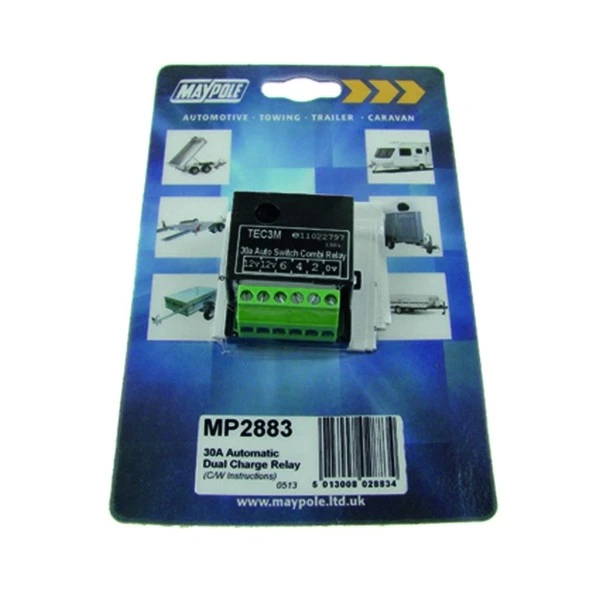 Maypole MP2883 30A Self Switching Dual Charge Relay 1 Maypole MP2883 30A Self Switching Dual Charge Relay