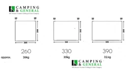 Telta Pure 390 Inflatable Caravan/Motorhome Awning AW0003 -Hiking N Travel Sales pure 4