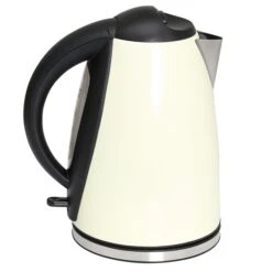 Quest 1.8lt Stainless Steel Kettle K0035C Cream