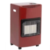 Lifestyle Household Red 3 Bar Radiant Butane Gas Cabinet Heater