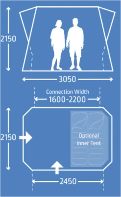 Kampa Tailgater AIR SUV Driveaway Awning 9120001230 -Hiking N Travel Sales s l500 1 17