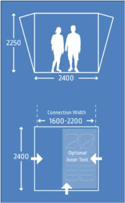 Kampa Tailgater SUV MPV Driveaway Awning 9120001231 -Hiking N Travel Sales s l500 1 18