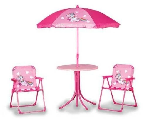 Quest Children's Kids Childs Unicorn Table Parasol & 2 Folding Chair Garden Set SP2024 1 Quest Children's Kids Childs Unicorn Table Parasol & 2 Folding Chair Garden Set SP2024