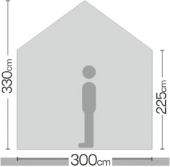 Quest Giza 3x3m Folding Gazebo SA0001 -Hiking N Travel Sales sa0001 4