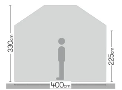 Quest Cairo 3x4m Folding Gazebo SA0003 6 Quest Cairo 3x4m Folding Gazebo SA0003 -Hiking N Travel Sales sa0003 4