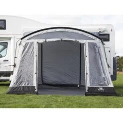 Sunncamp Swift Van 325 Tall Driveaway SF8045 -Hiking N Travel Sales sunncampswiftvan325front compressor 1