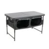 Royal Leisure Table And Store Cupboard W/ Dark Charcoal MDF Top Dark Tube 16,20mmx10mm R912
