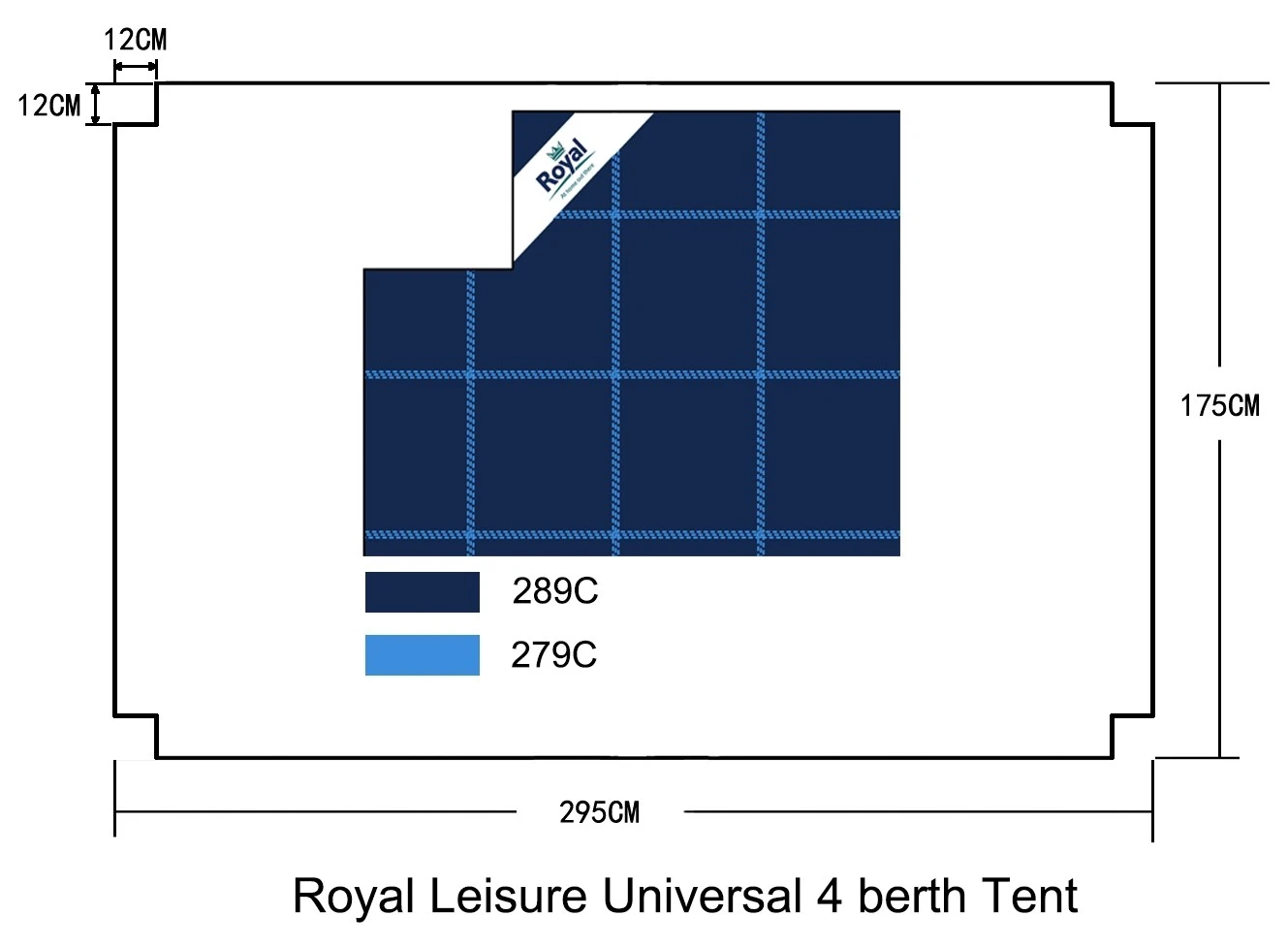 Royal Leisure Universal Luxury 3 Layer Tent Carpet 295cm X 175cm (Fits Welford 4 ) W480 1 Royal Leisure Universal Luxury 3 Layer Tent Carpet 295cm X 175cm (Fits Welford 4 ) W480